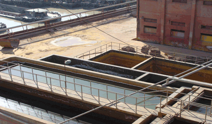 湖州德昌氧化鐵污水處理站全景 湖州德昌氧化鐵污水處理站全景